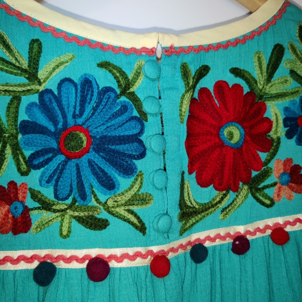 NWT Double D Ranch Embroidered Floral Western Top - Picture 7 of 16